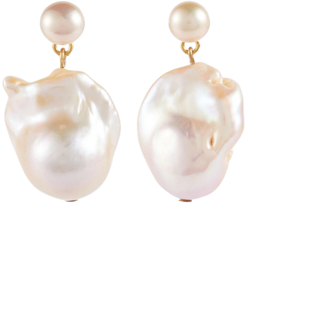 Maia Faux Pearl Earrings in Pink - Jennifer Behr | Mytheresa