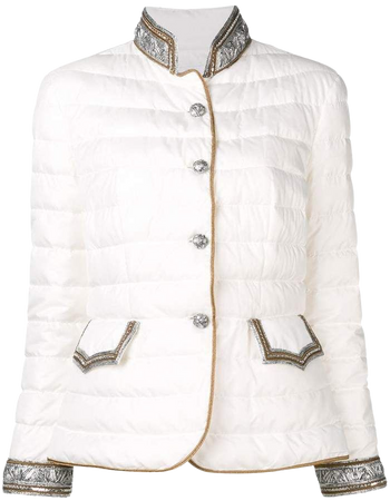 embellished puffer jacket