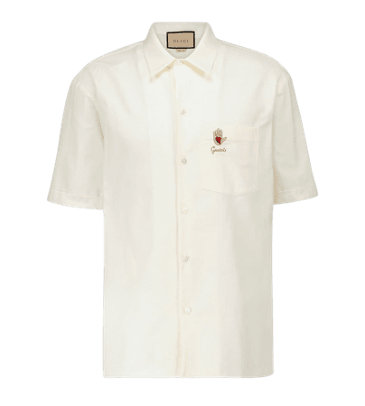 Gucci - Oxford cotton bowling shirt | Mytheresa