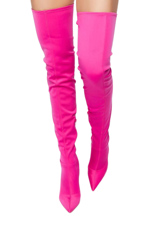 Over-the-Knee Stiletto Sock Boots