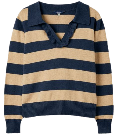 Maddie null Striped V Neck Sweater , Size US 6 | Joules US