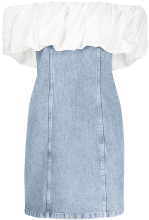 b+ab off-shoulder Mini Dress - Farfetch