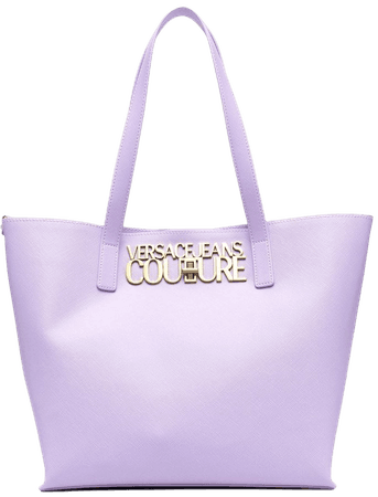 Versace Jeans Couture logo-lettering tote bag
