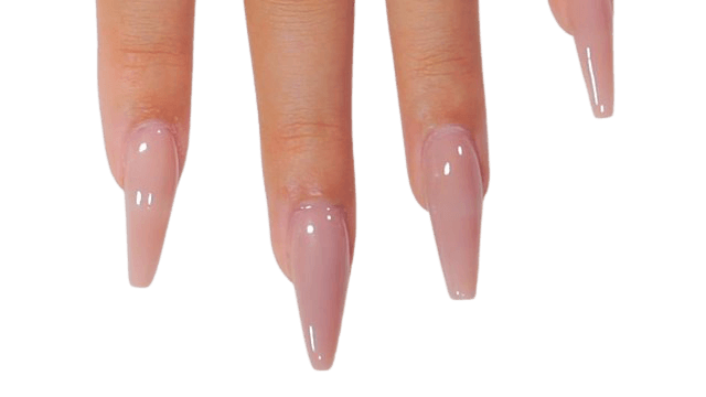 Ballerina shaped acrylic nails - New Expression Nails