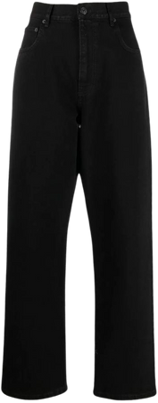 Balenciaga high-waisted wide-leg Jeans - Farfetch