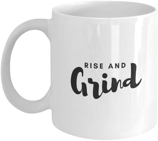 Pokey Designs Shop l Etsy - Hustle Mug Rise and Grind Girl Boss Mug Entrepreneur New | Etsy