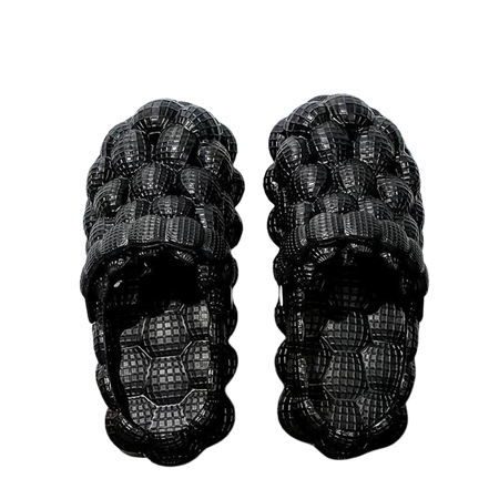 Black bubble crocs