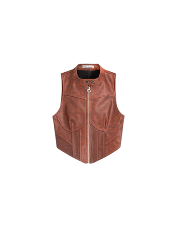 Sleeveless faux leather heat-sensitive top - Tops and corsets - Women | Bershka