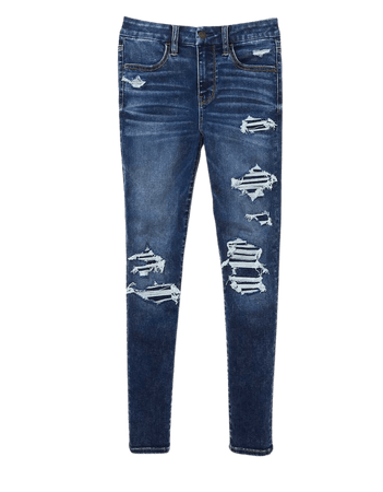 AE Forever Soft Patched High-Waisted Jegging Crop