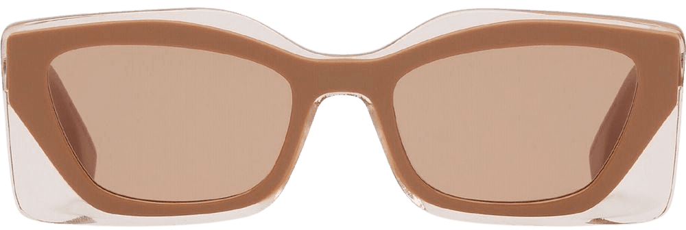 Fendi clear-panel Detail Sunglasses - Farfetch