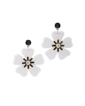 Flower Statement Earrings - White House Black Market