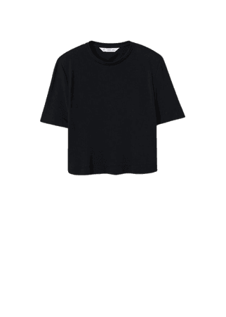 Oversized short-sleeved t-shirt - Women | Mango USA