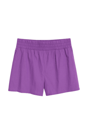 Purple light shorts - Purple - Monki WW