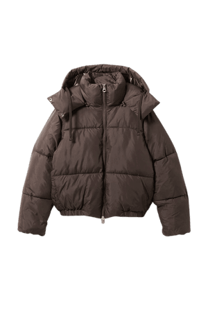 Moon Short Puffer Jacket - Brown - Jackets & coats - Weekday WW