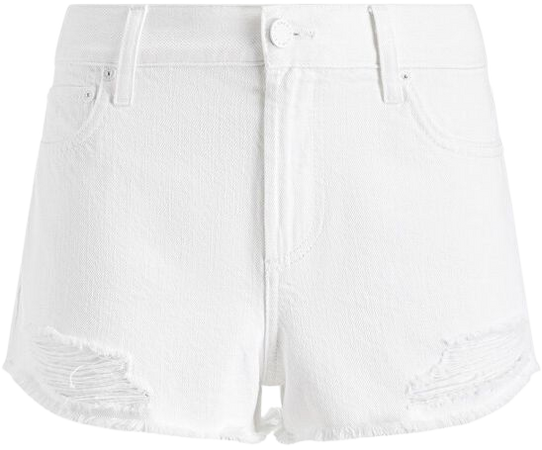 Amazing High Rise Denim Vintage Short In White | Alice And Olivia