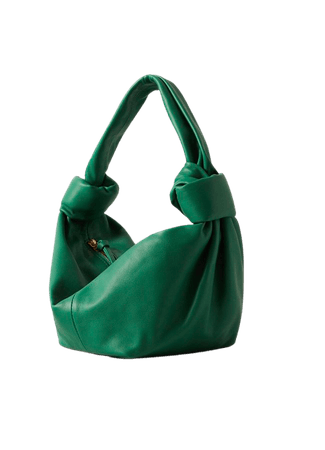 green bottega knot bag