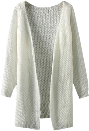 white milk cardigan knit knitted