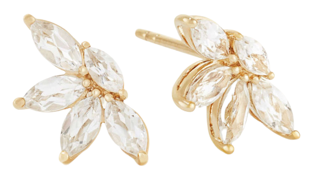 mejuri floral earrings