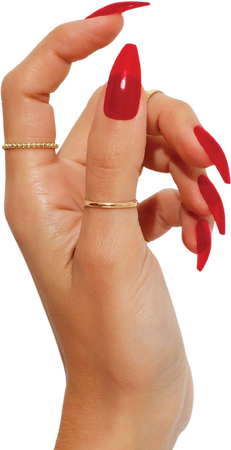 red nails png - Google Search