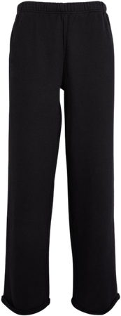 Womens Skims black Fleece Tapered Classic Sweatpants | Harrods # {CountryCode}