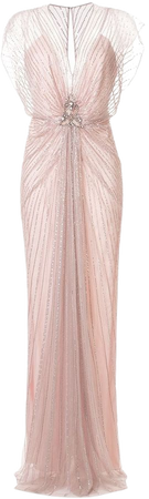 Jenny Packham Amelie Beaded Evening Dress | Farfetch.com