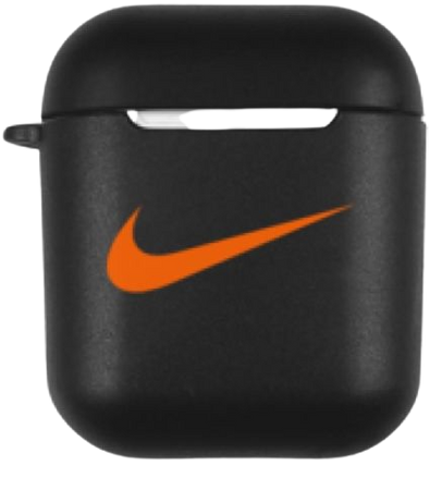 Black and Orange Nike AirPods
