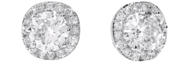silver icy earring ML