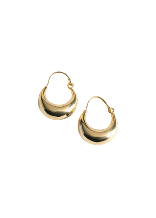 Droplet Hoop Earrings - Gold - Hoops - & Other Stories