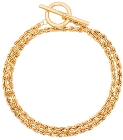 All Blues gold vermeil rope chain bracelet - FARFETCH