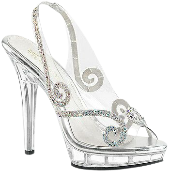 Clear Cinderella Glass Slippers Disney Princess Theme Wedding Shoes Heel 9 10 11 | eBay