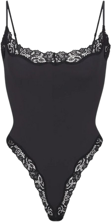 FITS EVERYBODY LACE CAMI BODYSUIT | ONYX - FITS EVERYBODY LACE CAMI BODYSUIT | ONYX