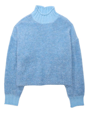 AE Bouclé Mock Neck Sweater