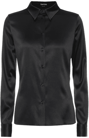 Tom Ford - Stretch-silk satin shirt | Mytheresa