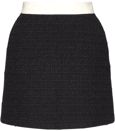 Valentino Tweed Mini Skirt - Farfetch