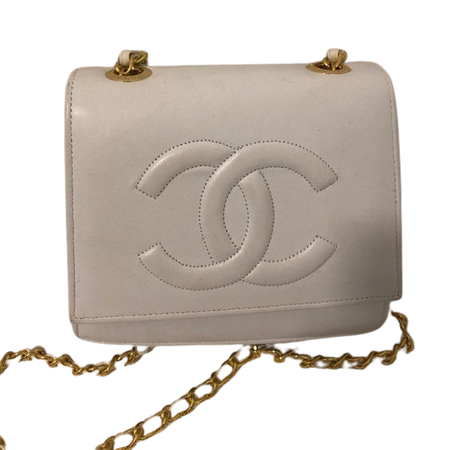 white chanel purse logo flap - Google Search
