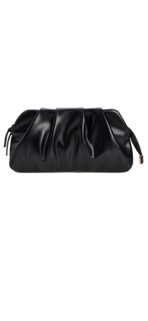 black slouch clutch