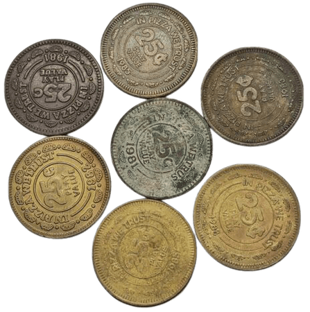 7 RARE 1980’s Chuck E Cheese Tokens - Original Vintage Coin Medals Old Brass | eBay