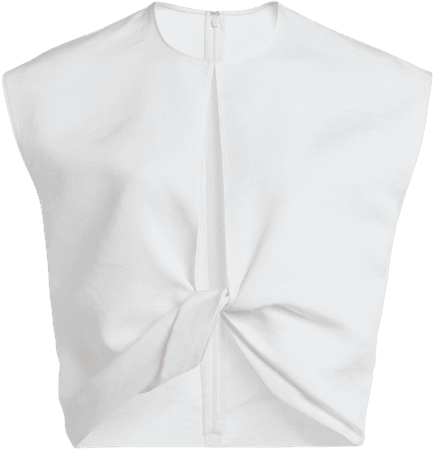 Giambattista Valli Twist Cotton Top By Giambattista Valli | Moda Operandi