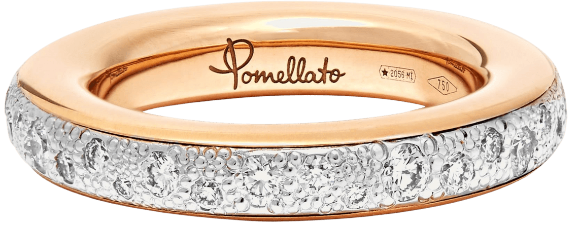 Rose gold 18-karat rose gold diamond ring | Pomellato | NET-A-PORTER