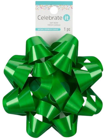 5.75" Kelly Green Lacquer Gift Bow by Celebrate It™ | Michaels