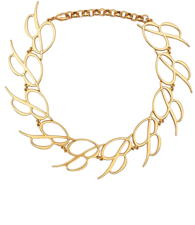 Blumarine Logo Chocker Necklace - Farfetch