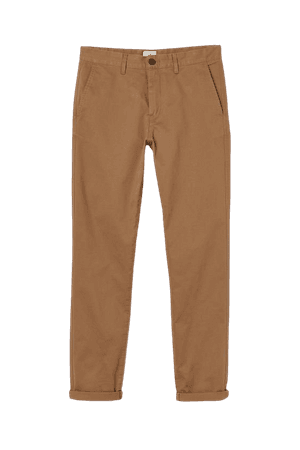 Skinny Fit Cotton Chinos - Light brown - Men | H&M US