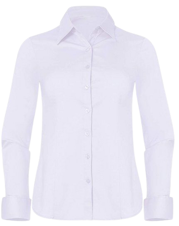 Pier 17 Button Down Shirts for Women, Fitted Long Sleeve Tailored Shirt Blouse (3XL Plus Size, White) - Walmart.com