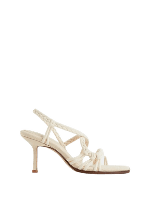 Braided sandals - Cream - Ladies | H&M US