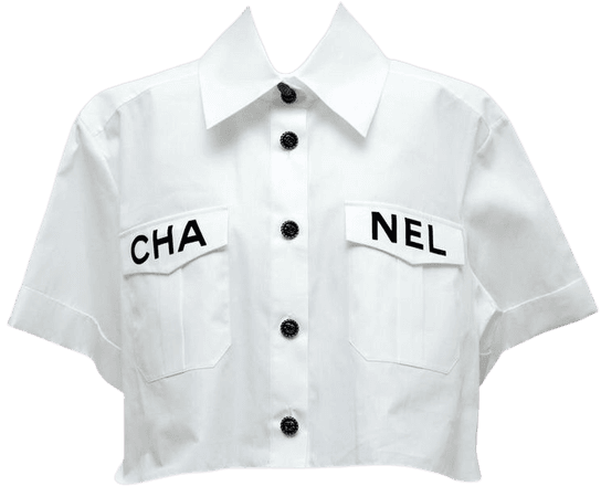 Chanel white blouse