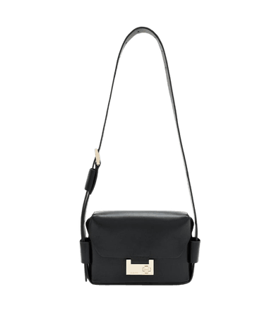 ALLSAINTS US: Womens Frankie 3-In-1 Leather Crossbody Bag (black)