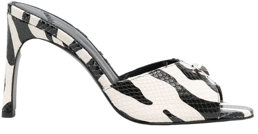 Coperni zebra-print Logo 105mm Mules - Farfetch
