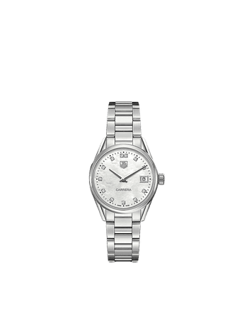 TAG HEUER - War1314.ba0773 Carrera stainless steel and mother-of-pearl watch | Selfridges.com
