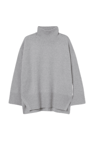 H&M+ Turtleneck Sweater - Gray