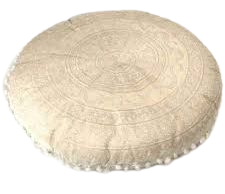bohemian round meditation pillow